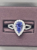 14KW Tanzanite and Diamond Ring
