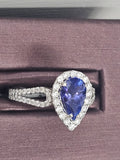 14KW Tanzanite and Diamond Ring