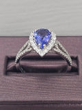 14KW Tanzanite and Diamond Ring