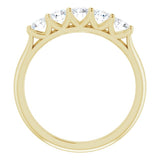 14K Yellow 5/8 CTW Lab-Grown Diamond Anniversary Band