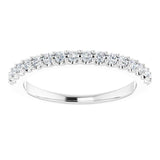 14K White 1/4 CTW Natural Diamond Anniversary Band