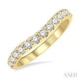 .50CTRDDM CURVED BAND YG 14K-H*