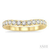 .50CTRDDM CURVED BAND YG 14K-H*