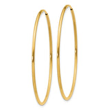 14k 1.20mm Endless Hoop Earring