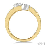 .40CTRDDM RD 'LOVEBRIGHT' RG YW 14K-G*