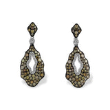 14KT Gold Multi-Color Diamond Earrings