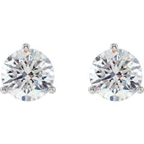 14K White Gold 1/3 CTW Natural Diamond Stud Earrings