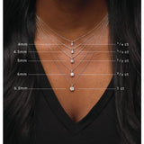 14K Yellow Gold 1/3 CT Natural Diamond 18" Necklace