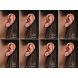 Platinum 1/3 CTW Natural Diamond Stud Earrings