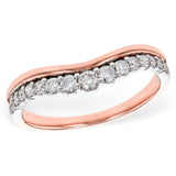 14KT Gold Ladies Diamond Wrap/Guard