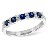 14KT Gold Ladies Sapphire Wedding Ring
