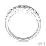 1/2 Ctw Round Diamond Matching Wedding Band in 14K White Gold