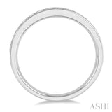 1/2 ctw Round Cut Diamond Wedding Band in 14K White Gold