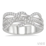 1/2 Ctw Diamond Fashion Band in 14K White Gold