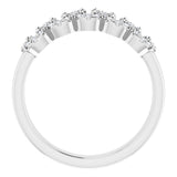 14K White 1/2 CTW Natural Diamond Anniversary Band