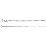 Sterling Silver 1.3 mm Diamond-Cut Box 24" Chain