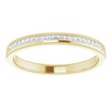 14K Yellow 1/4 CTW Natural Diamond Band