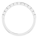 14K White 1/6 CTW Natural Diamond Anniversary Band