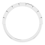 Platinum 1/5 CTW Natural Diamond Anniversary Band