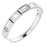 14K White 1/4 CTW Natural Diamond Anniversary Band