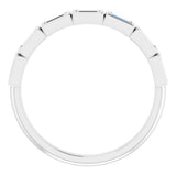 14K White 1/4 CTW Natural Diamond Anniversary Band