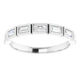 14K White 1/4 CTW Natural Diamond Anniversary Band