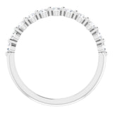 Platinum 1/3 CTW Natural Diamond Anniversary Band