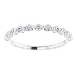 Platinum 1/3 CTW Natural Diamond Anniversary Band