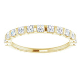 14K Yellow 5/8 CTW Natural Diamond Anniversary Band
