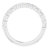 14K White 1 CTW Natural Diamond Anniversary Band