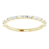 14K Yellow 1/5 CTW Natural Diamond Anniversary Band