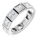 Platinum 2 1/4 CTW Natural Diamond Eternity Band Size 7