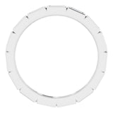 14K White 1/3 CTW Diamond Eternity Band