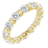 14K Yellow 1 5/8 CTW Natural Diamond Eternity Band Size 7