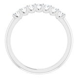 Platinum 1/3 CTW Natural Diamond Anniversary Band
