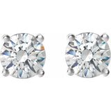Platinum 2 CTW Natural Diamond Cocktail-Style Earrings