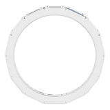 Platinum 1/2 CTW Natural Diamond Eternity Band Size 5