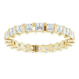 14K Yellow 1 1/8 CTW Natural Diamond Eternity Band Size 5