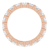 14K Rose 1 3/4 CTW Natural Diamond Eternity Band Size 6
