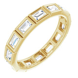 14K Yellow 1 1/6 CTW Diamond Eternity Band