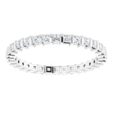 Platinum 3/4 CTW Natural Diamond Eternity Band Size 6