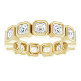 14K Yellow 2 CTW Natural Diamond Eternity Band Size 6