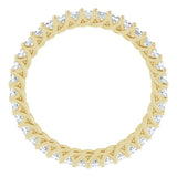 14K Yellow 1 1/6 CTW Natural Diamond Eternity Band