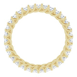 14K Yellow 1 1/2 CTW Natural Diamond Eternity Band