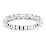 Platinum 1 1/2 CTW Natural Diamond Eternity Band Size 7