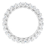 Platinum 2 1/8 CTW Natural Diamond Eternity Band Size 7