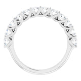 Platinum 1 1/8 CTW Natural Diamond Anniversary Band