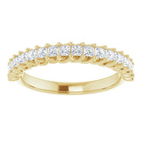 14K Yellow 1/2 CTW Natural Diamond Anniversary Band