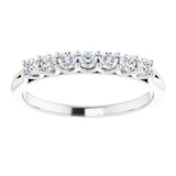 14K White 1/3 CTW Natural Diamond Anniversary Band