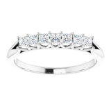 Platinum 1/3 CTW Natural Diamond Anniversary Band